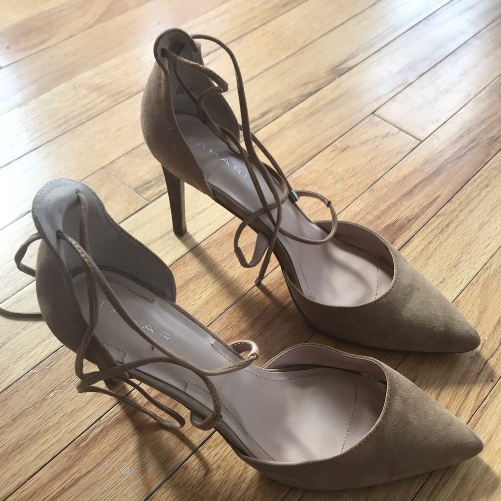 Tahari Suede Heels